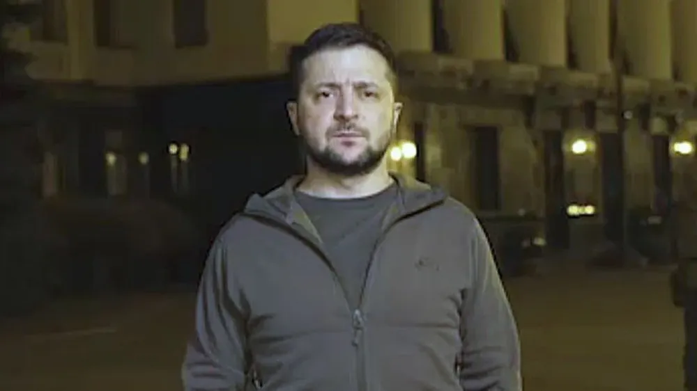 Zelensky hizo un llamado desde Kiev