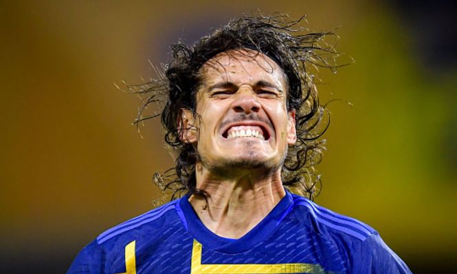 Edinson Cavani, delantero de Boca Juniors