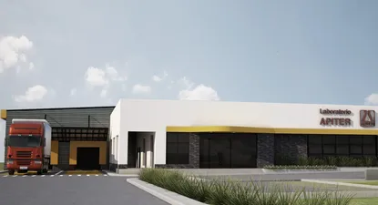 Aspecto que tendrá la planta farmacéutica en la ruta 101