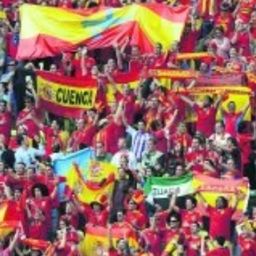 Los hinchas de España vibran los partidos