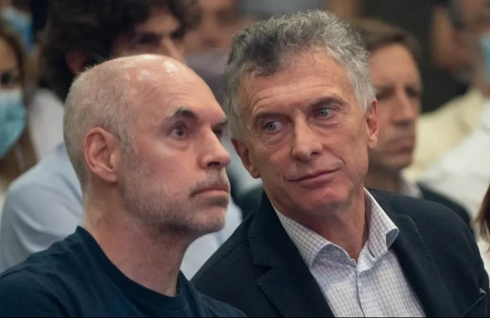 Mauricio Macri y Horacio Rodríguez Larreta, ahora enfrentados.