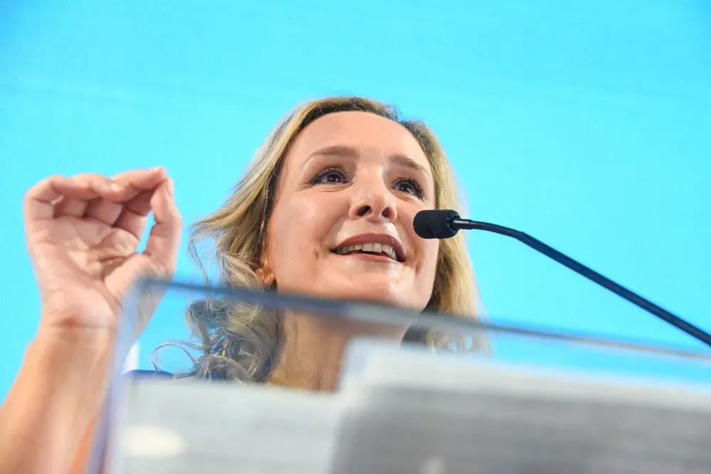 La precandidata nacionalista, Laura Raffo.