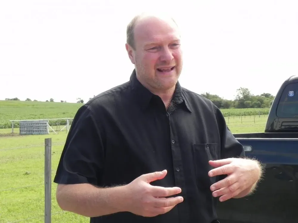 Gustavo Grobocopatel, durante una de sus visitas al predio de la Expoactiva Nacional.