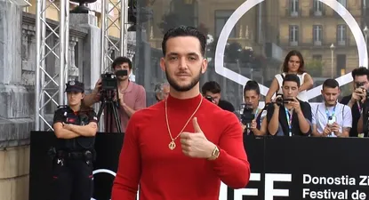 C.Tangana al llegar al Festival de Cine de San Sebastián