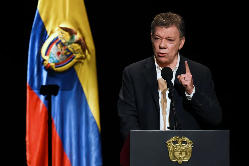 Juan Manuel Santos. AFP
