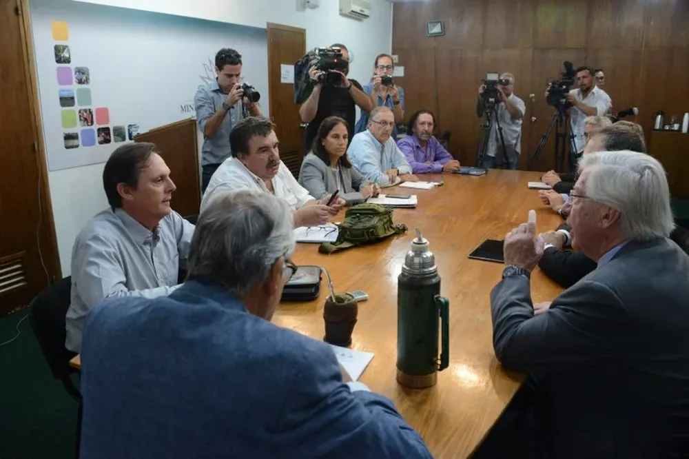 Benech y Astori recibieron planteos de las gremiales rurales