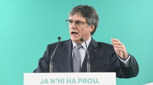 El presidente de Junts per Catalunya, Carles Puigdemont. Europa Press.