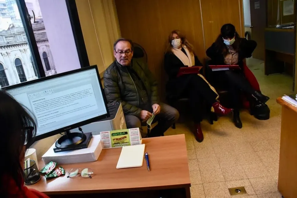 Humberto de Vargas en su comparecencia ante la justicia