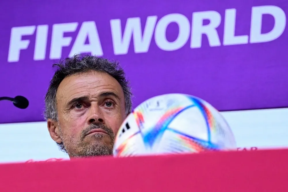 Luis Enrique, entrenador de la selección española