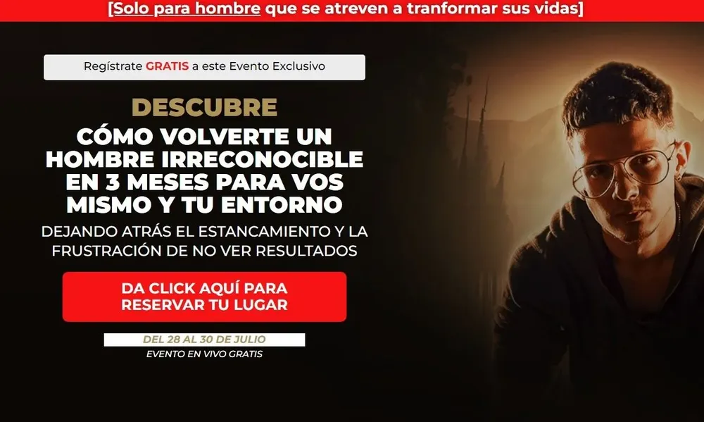 Así se presenta Juan Busico en su web