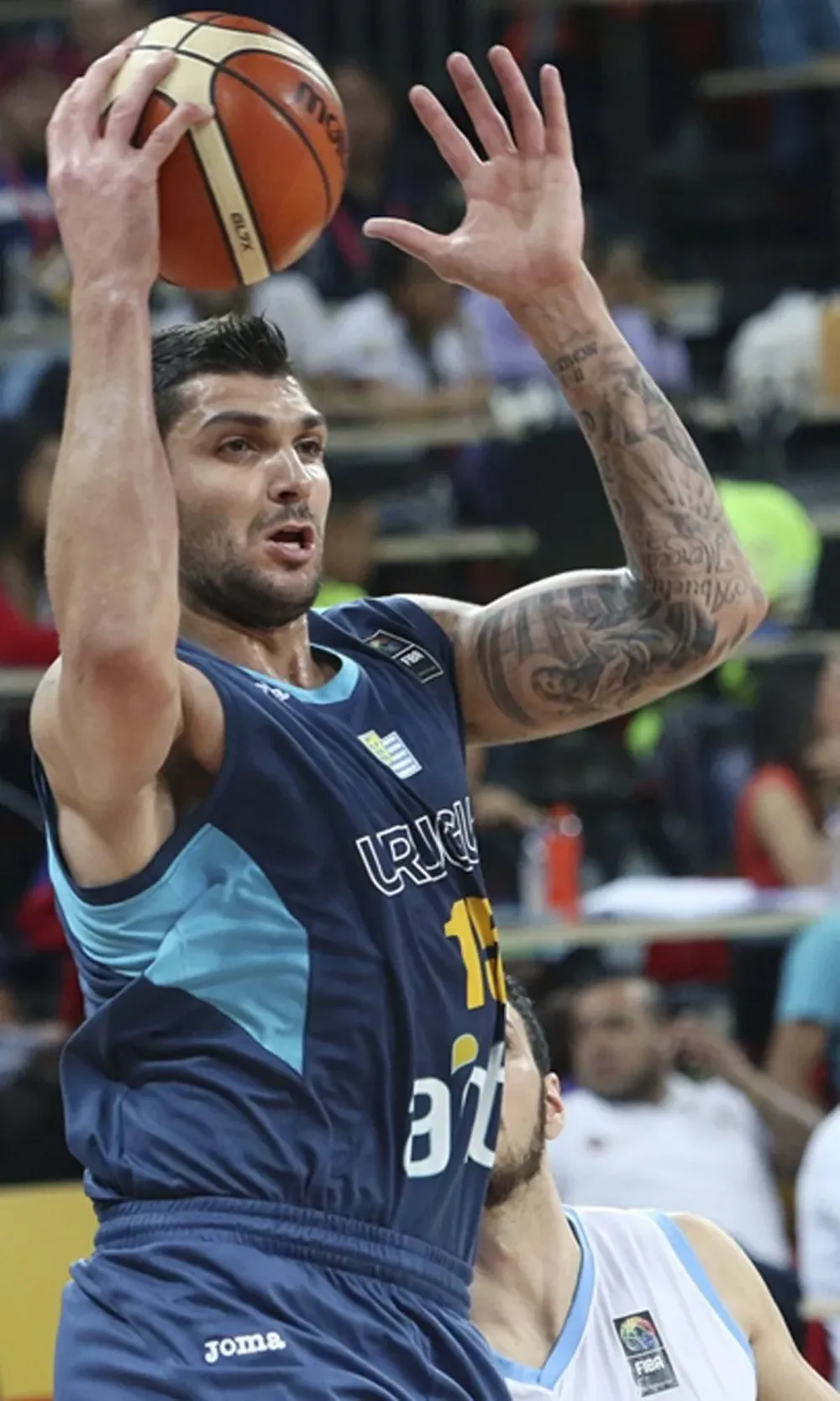 Esteban Batista, jugó gran partido ante Argentina