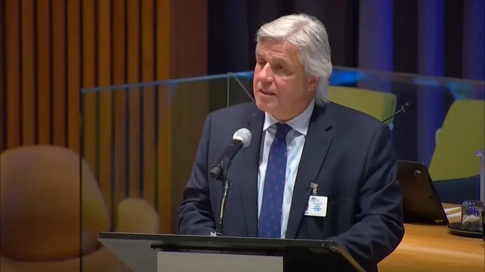 Francisco Bustillo en la ONU