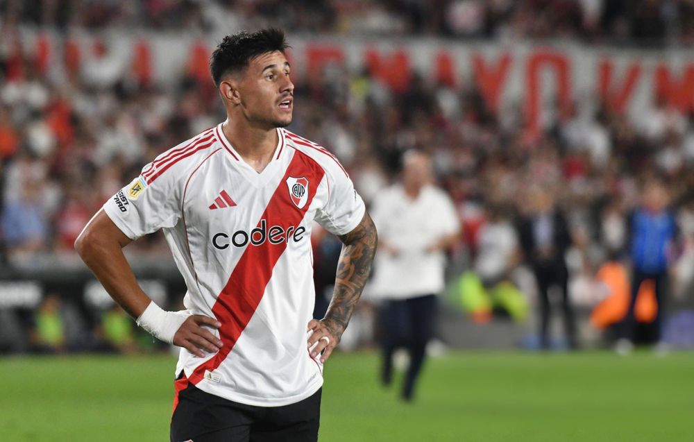 Adam Bareiro durante su paso por River Plate