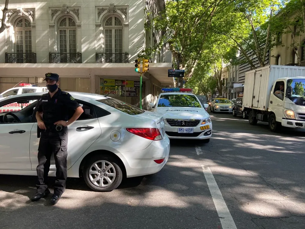Hubo desvío vehicular en la zona del hecho, sobre la calle San José casi Paraguay