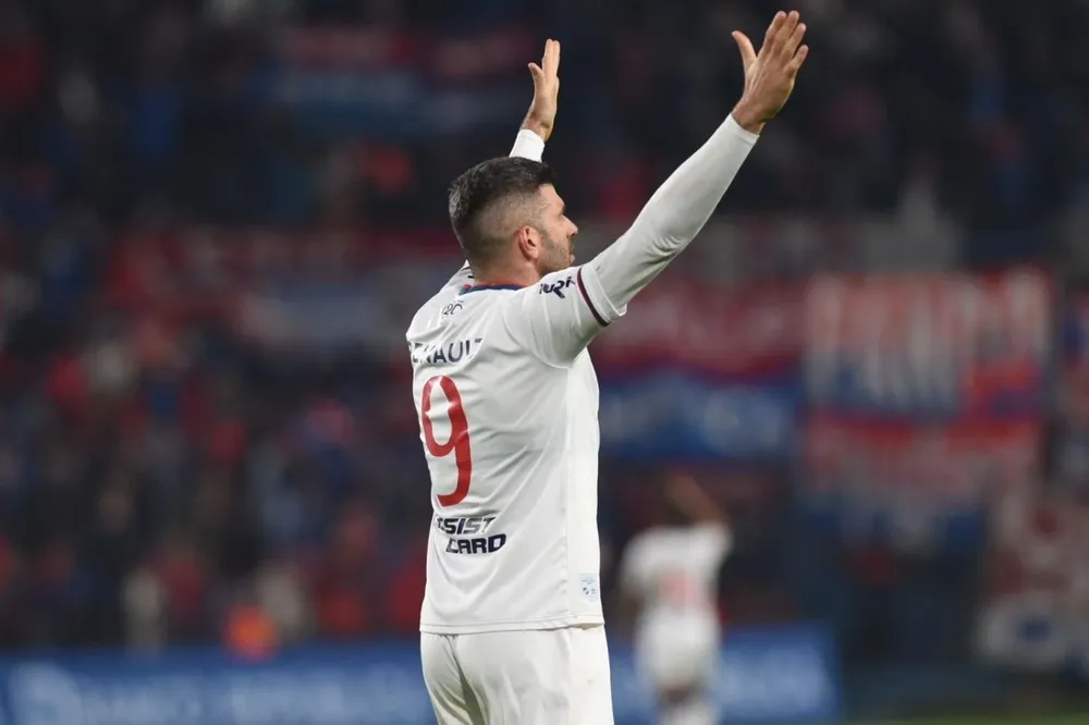 El Puma Gigliotti, 10 goles en 27 partidos en Nacional