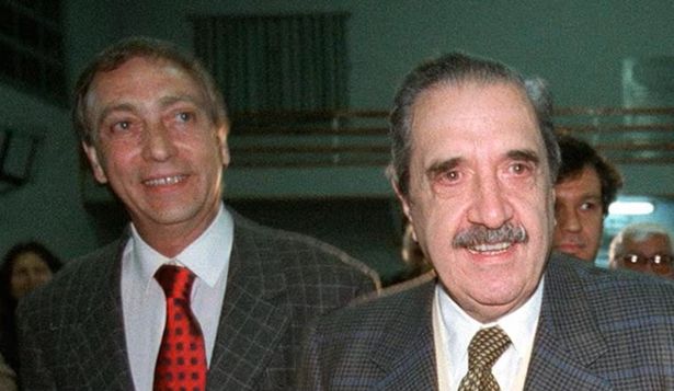 Luis Brandoni y Raúl Alfonsín