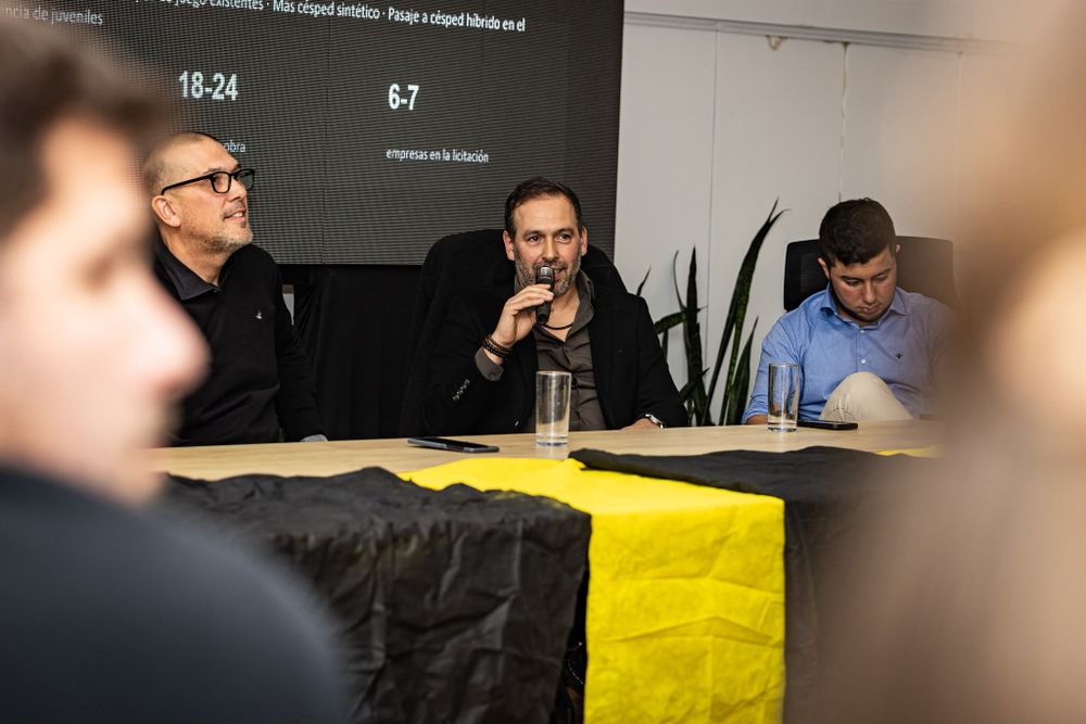 Diego Fernández, Alejandro González y Federico Terryn