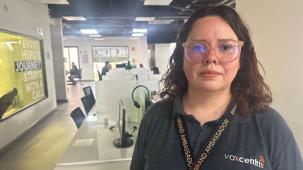 Nora Díaz dice que la empresa para la que trabaja, ASC, no pregunta a los empleados por sus antecedentes.