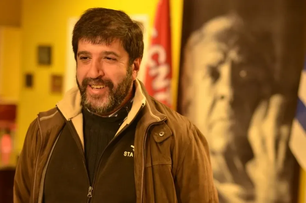 Pereira compartió un asado con viejos conocidos del sindicalismo