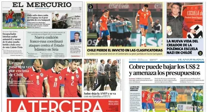 Así se vivió la derrota en Chile