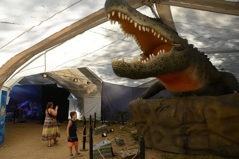 Parte de la exposición Monstruos del mar