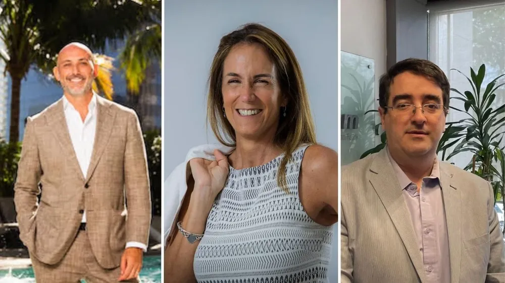 Andrés García, Carmen Correa y Leandro Vanoli