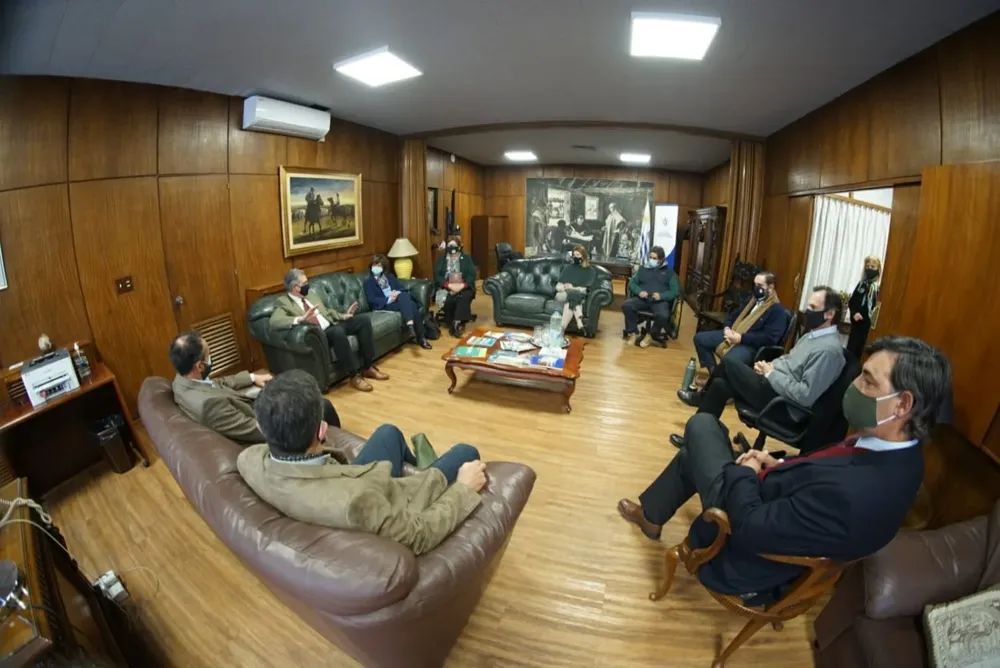 Tras la reunión, integrantes de Campo Unido destacaron el buen diálogo que tuvieron con el ministro.