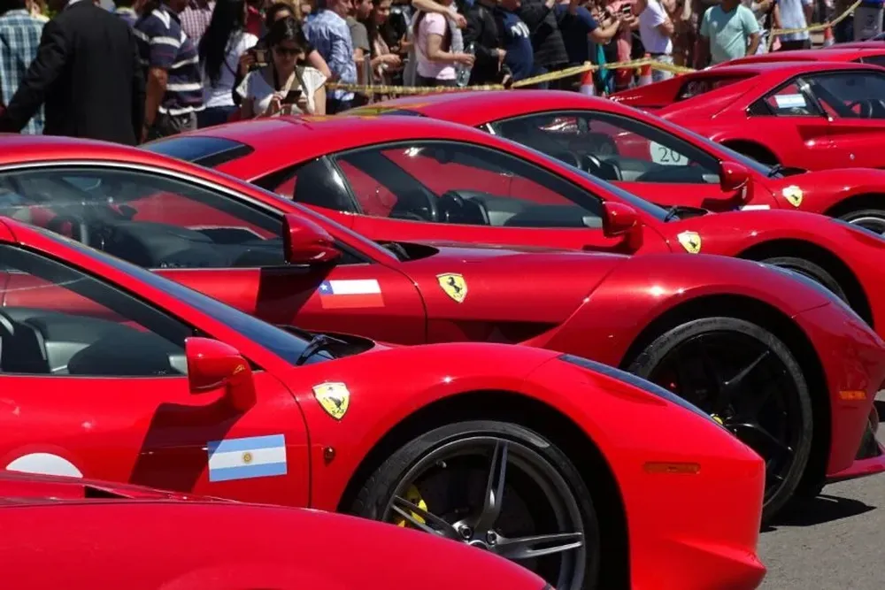 Las Ferraris coparon Punta del Este
