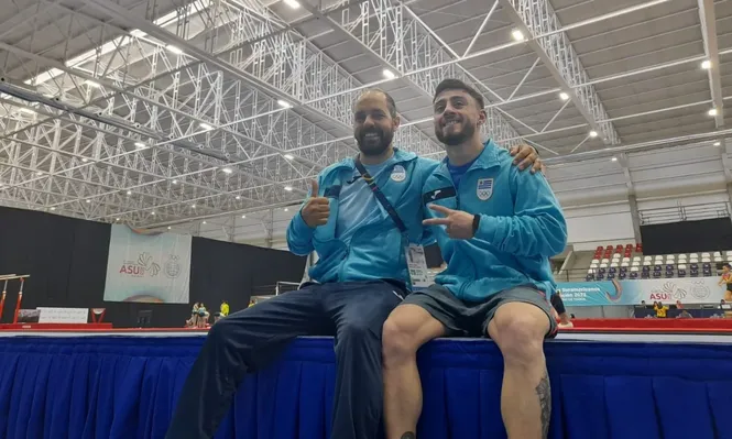 Mario Martínez y Víctor Rostagno en Asunción