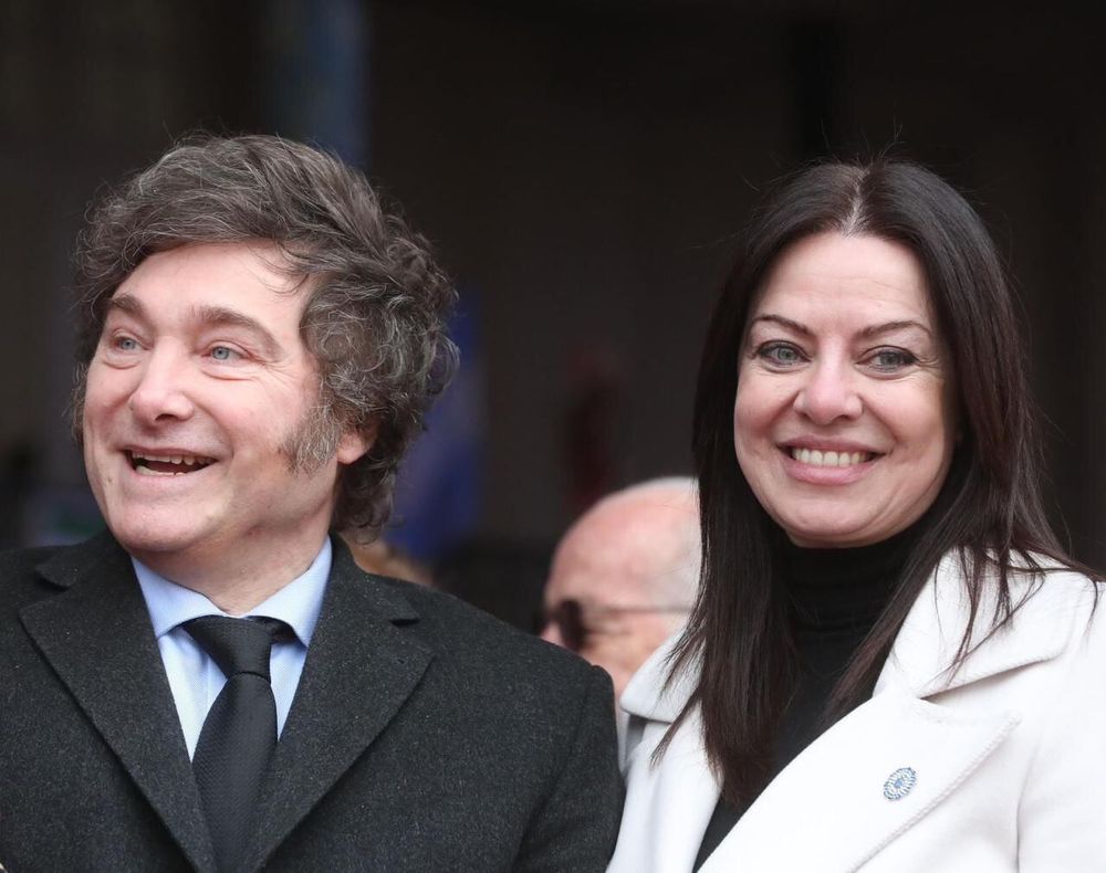 Javier Milei junto a Sandra Pettovello, ministra de Capital Humano.