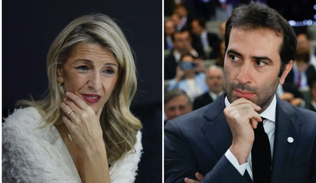 Yolanda Díaz y Carlos Cuerpo