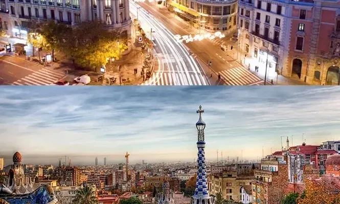 Madrid y Barcelona