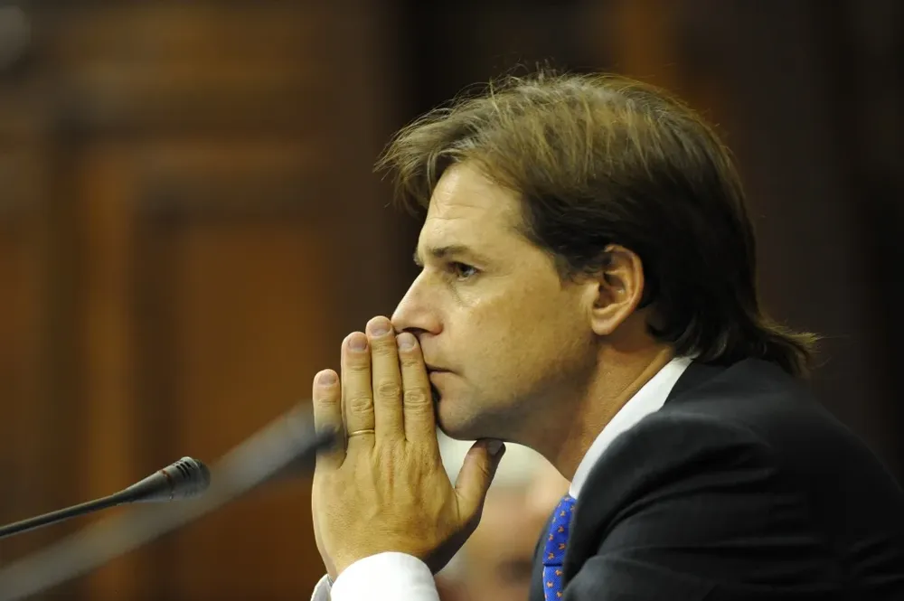 Luis Lacalle Pou en su época como presidente de la Cámara de Diputados