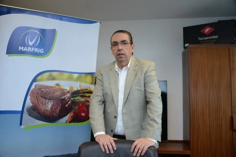 Marcelo Secco, director de Marfrig en Uruguay y presidente de la Asociación de la Industria Frigorífica del Uruguay