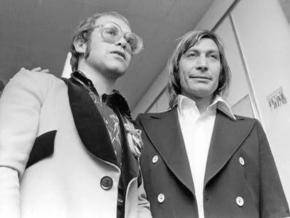 Elton John y Charlie Watts