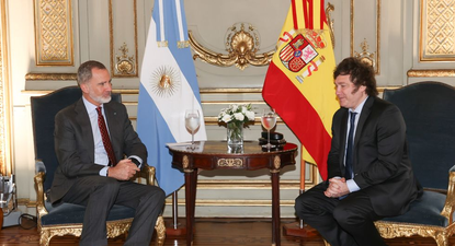 Felipe VI en Argentina en la toma de posesión de Javier Milei