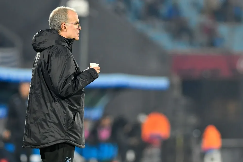 Marcelo Bielsa, entrenador de Uruguay