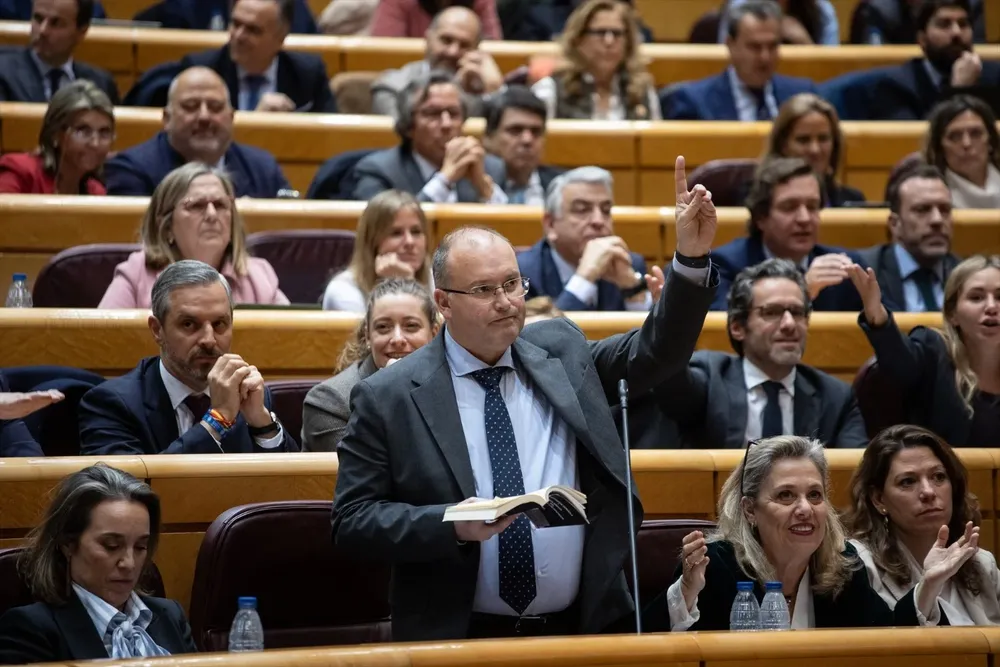 El portavoz del PP en el Congreso, Miguel Tellado.