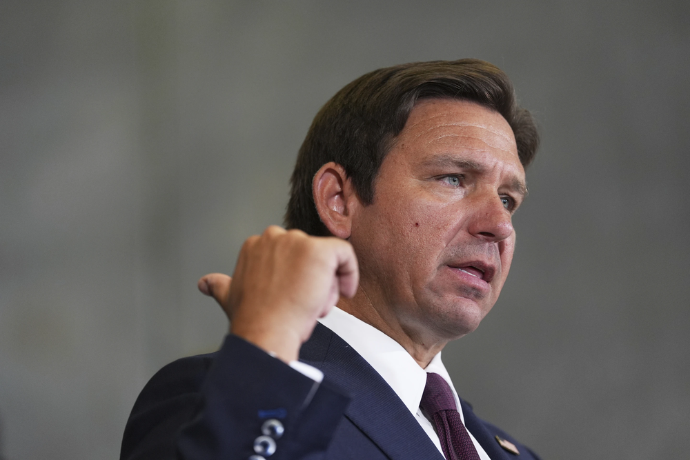 Ron DeSantis, gobernador de Florida. AP