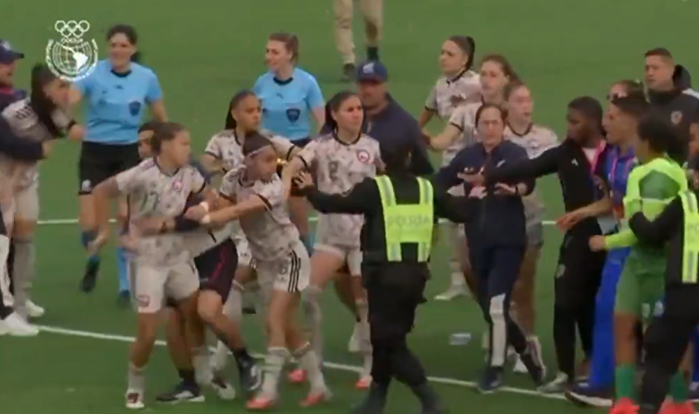 Incidentes entre la sub 20 femenina de Chile y Venezuela tras la final de los Odesur