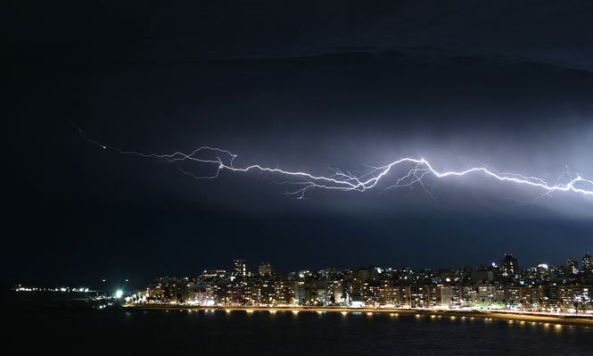 Inumet emitió una alerta amarilla