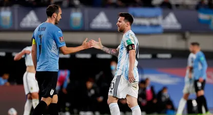 Godín y Messi, rivales de mil batallas