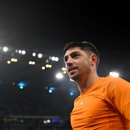 Federico Valverde en el Etihad tras el triunfo de Real Madrid ante Manchester City