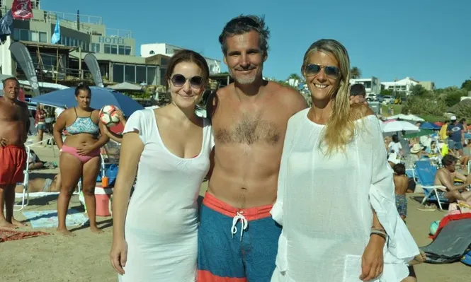 Sofía Apa, Martín Saucedo y Liliana Leites