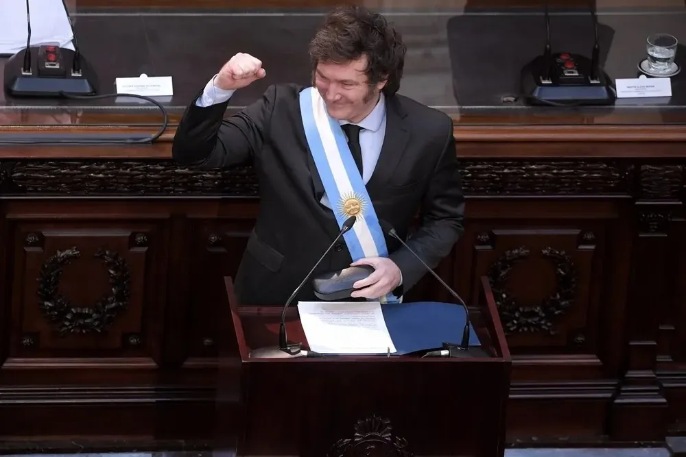 El presidente Javier Milei