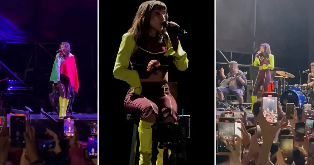 María Becerra en Italia