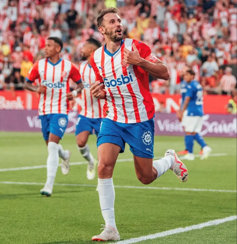 Cristhian Stuani sigue imparable para Girona en las redes ajenas