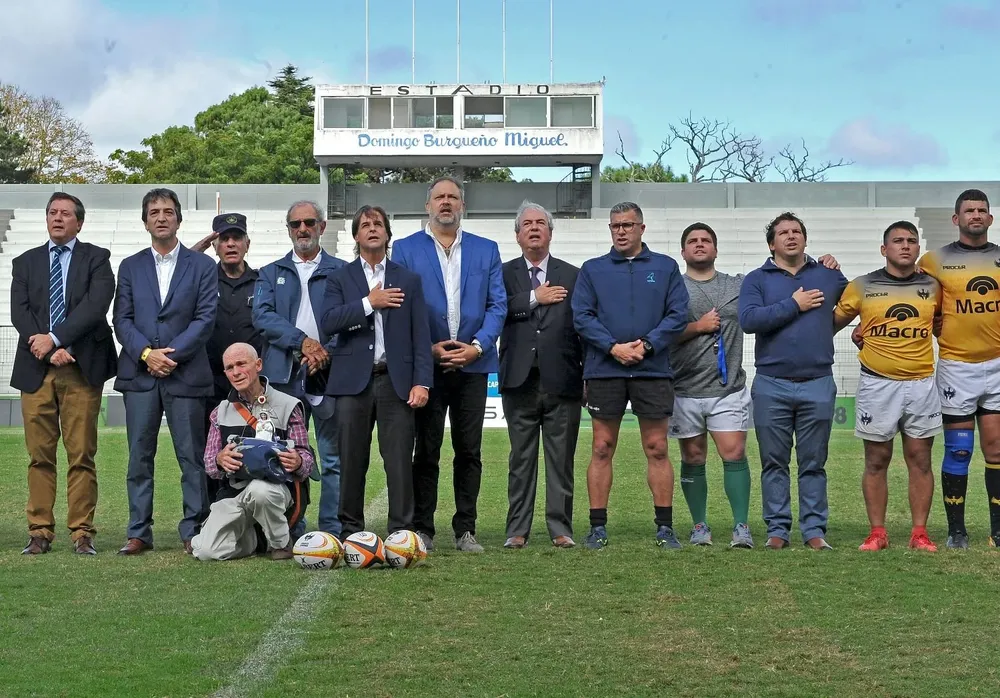 Lacalle Pou en el encuentro de rugby de personas privadas de libertad