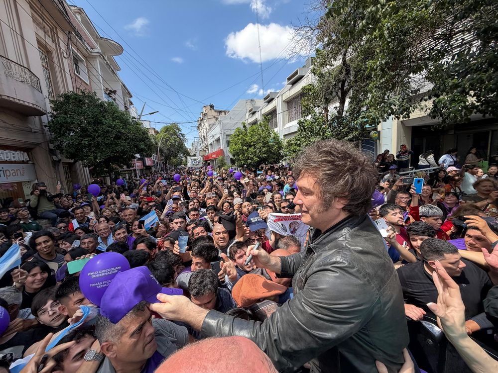 Javier Milei en Santiago del Estero