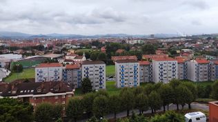 Gijón, vistas desde el hospital de Jove, edificios, pisos, urbanismo